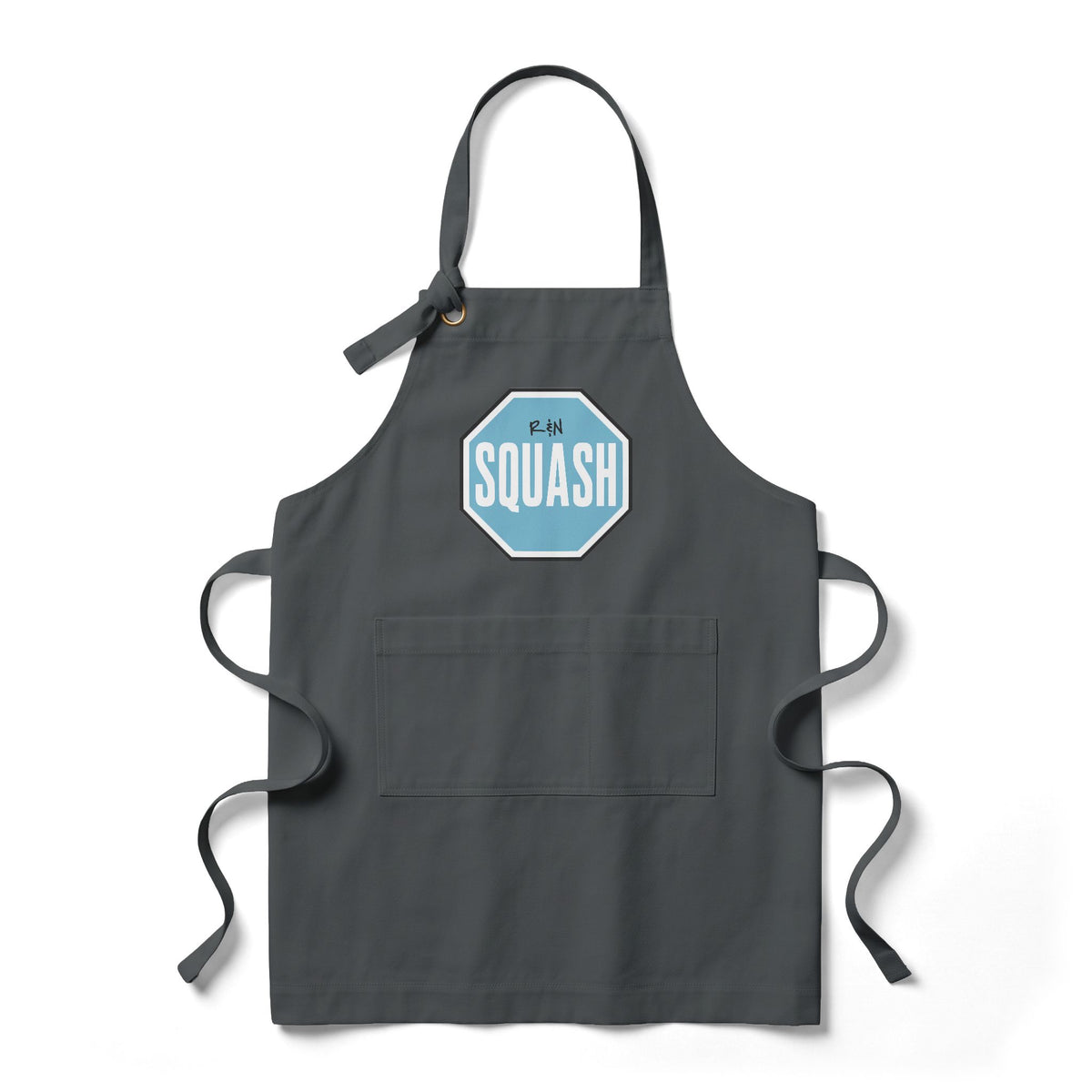 Squash Club Bib Apron — Heavy Twill Cooking & Gardening Apron with Pocket