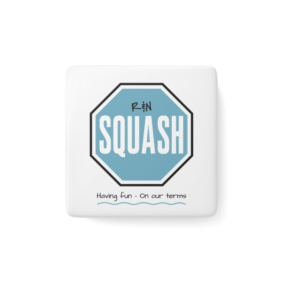 Porcelain Magnet, Square