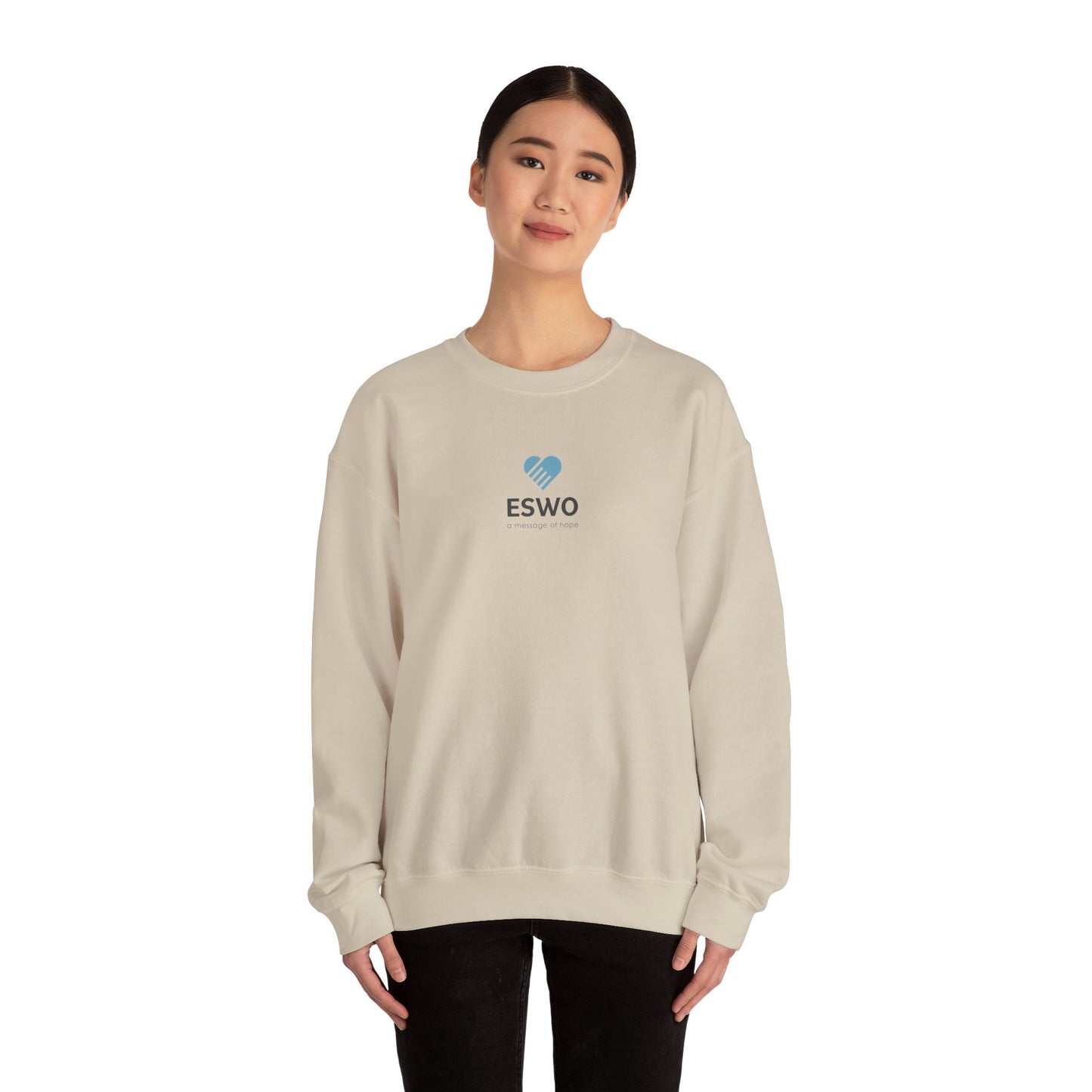 ESWO Tiny Logo Sweatshirt (crew neck-light colors)