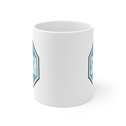 Ren Squash 11oz White Mug – Squash Player Coffee Cup