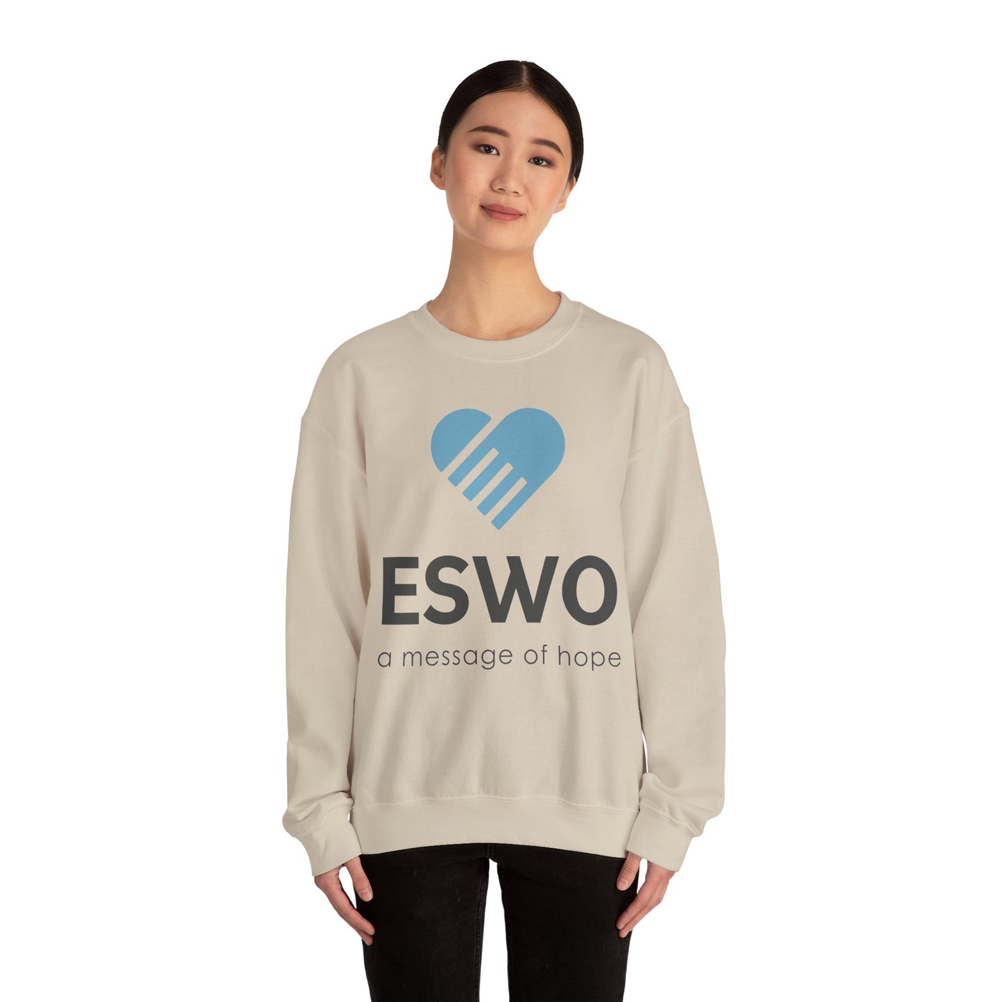 ESWO Huge Logo Sweatshirt (crew neck-light colors)