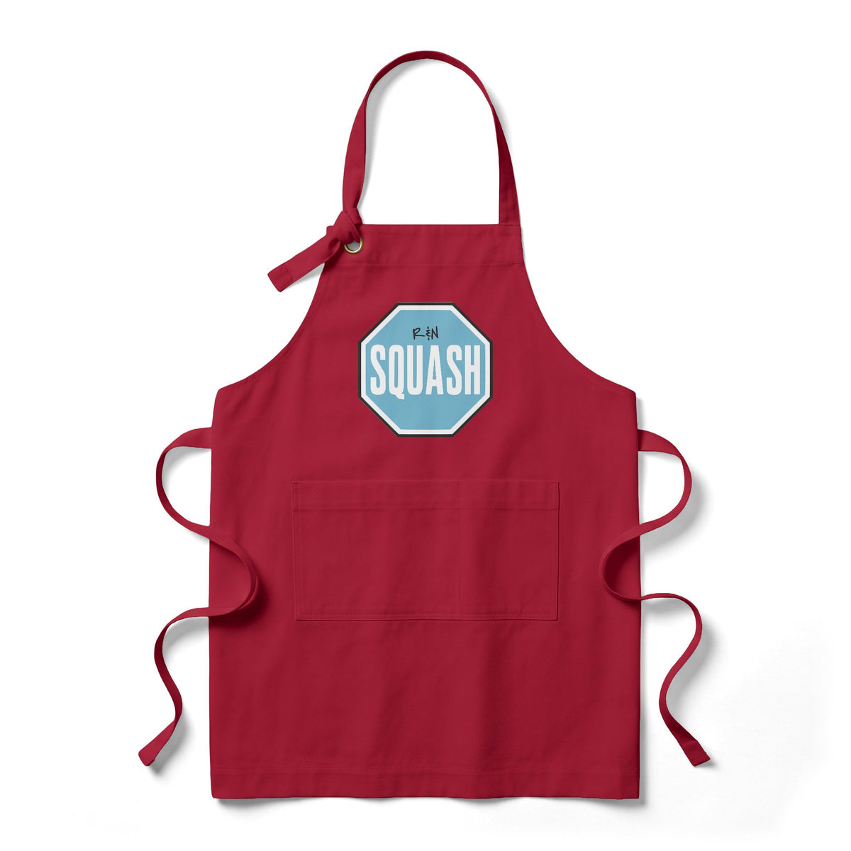 Squash Club Bib Apron — Heavy Twill Cooking & Gardening Apron with Pocket