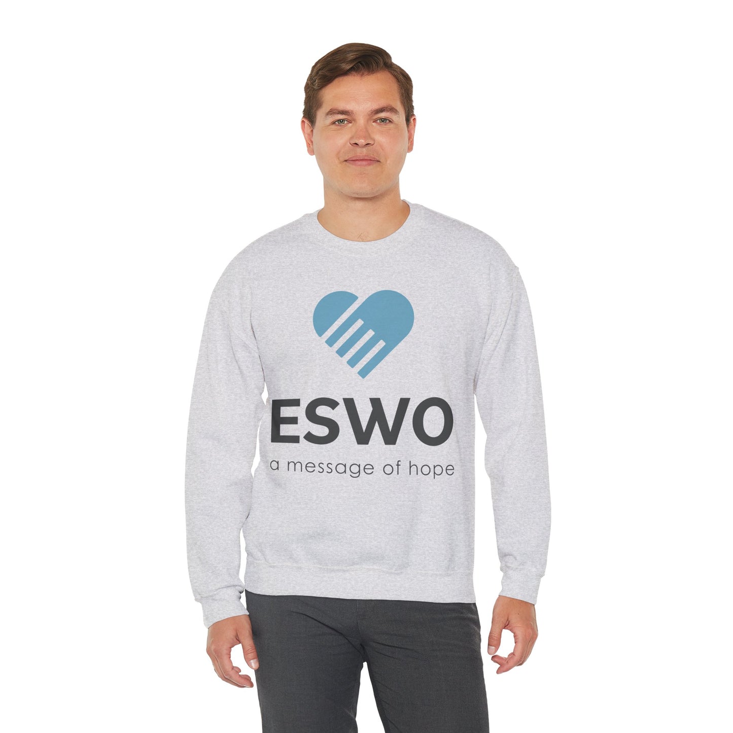 ESWO Huge Logo Sweatshirt (crew neck-light colors)