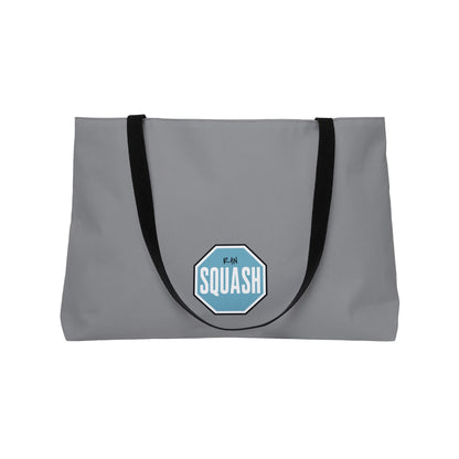Weekender Tote Bag — Blue Octagon 'Squash' Sports Travel Bag
