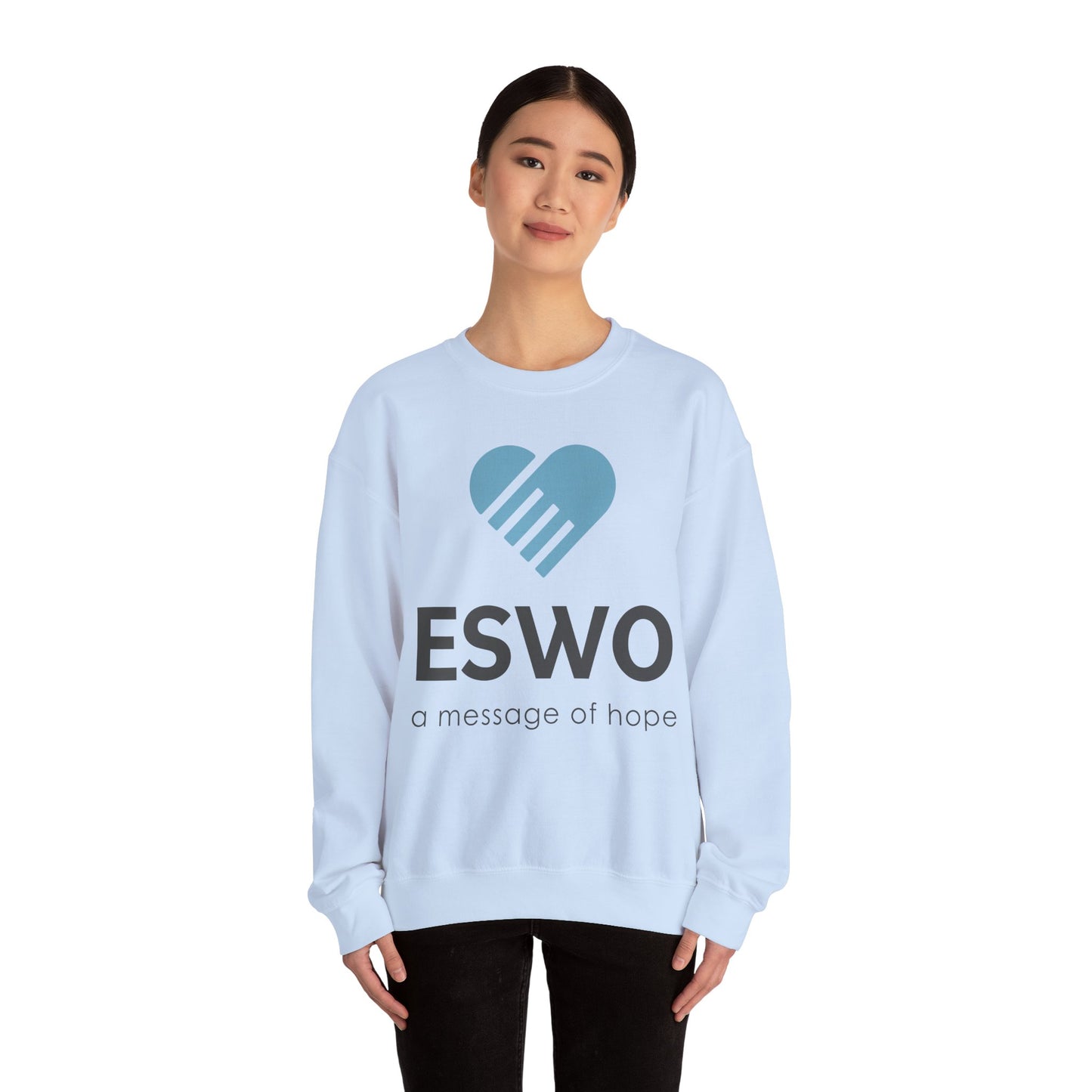 ESWO Huge Logo Sweatshirt (crew neck-light colors)